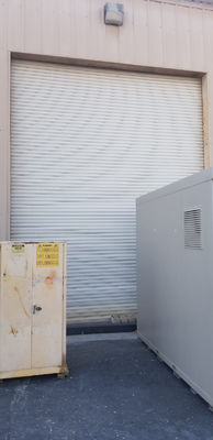 Windproof Automatic Steel Roller Shutter Door Galvanised RAL colour